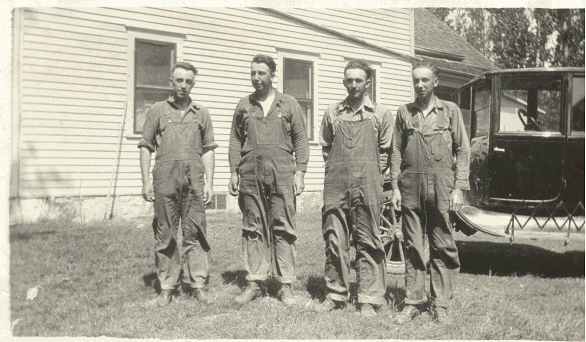 Clarence, Leo, Glenn & Otto Gauer